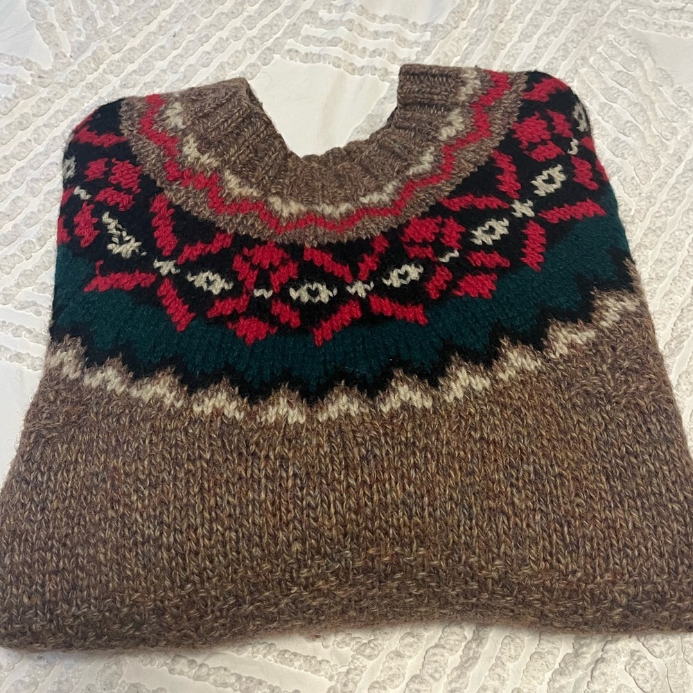 Vintage 1990’s hand knit Gap sweater.